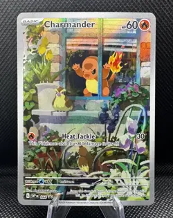 Pokemon Obsidian Flames Charmander #044 Black Star Promo NM - Image 1
