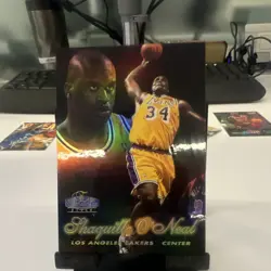 Flair Showcase Shaquille O'Neal #7 Lakers 1997-98 Showstopper Row 2 Holo CLEAN! - Image 1