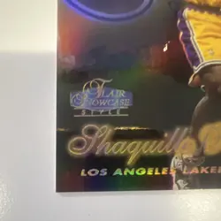 Flair Showcase Shaquille O'Neal #7 Lakers 1997-98 Showstopper Row 2 Holo CLEAN! - Image 5