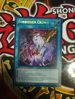Yu-Gi-Oh! TCG Forbidden Crown Secret Rare BPRO-EN067 NM - Image 1