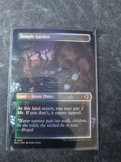 Temple Garden 0351 (Borderless) Lorwyn Eclipsed Foil NM - Image 2