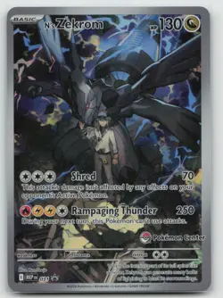 Pokemon - N's Zekrom (Pokemon Center Exclusive) 031 Promo - Mega Evolution - NM - Image 1