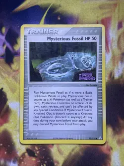 Mysterious Fossil Holon Phantoms Stamped Reverse Holo Card 92/110 EX - Image 1