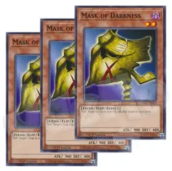 Yugioh - Mask of Darkness x 3 - 1st Edition NM - Plus Free Holo Card - Image 1