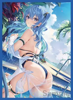 VTuber hololive Hoshimachi Suisei doujin Card Sleeve Protector - Image 1