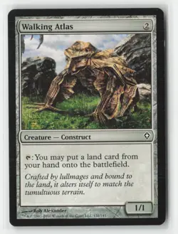 Walking Atlas 131 Common Worldwake Magic: The Gathering Near Mint - Image 1