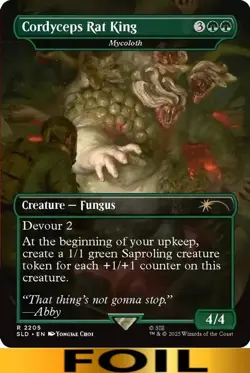 Cordyceps Rat King [Mycoloth] ** FOIL ** Secret Lair: Playstation MTG - Image 1