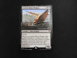 Ancient Brass Dragon NM [Commander Legends] Mtg Magic Free Tracking! - Image 1