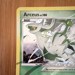Pokemon TCG Arceus AR2 Holo Rare Basic 90 HP Arceus Set 2009 English - Image 3
