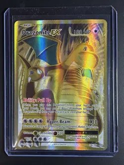 Pokemon Dragonite EX Full Art 106/108 Evolutions Ultra Rare 180 HP Holo - Image 1