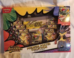 Mega Evolutions Ascended Heros Premium Poster Collection Mega Lucario Pokemon - Image 1