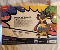Mega Evolutions Ascended Heros Premium Poster Collection Mega Lucario Pokemon - Image 2