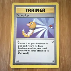 Pokemon TCG Scoop Up 78/102 Base Set Rare Trainer 1999 Wizards English - Image 1