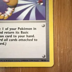 Pokemon TCG Scoop Up 78/102 Base Set Rare Trainer 1999 Wizards English - Image 5