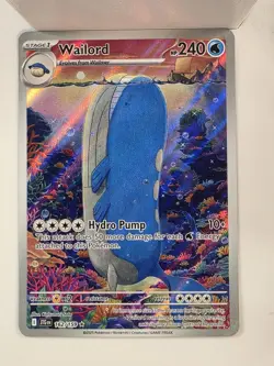 Pokemon TCG Wailord 162/159 Sv09: Journey Together Holo M NM Fast Shipping - Image 1