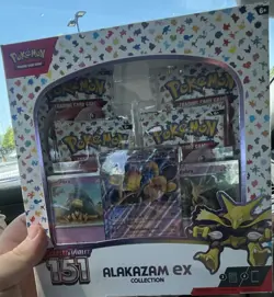 Pokemon Scarlet & Violet 151 Alakazam ex Collection Box Promo Booster - Image 1