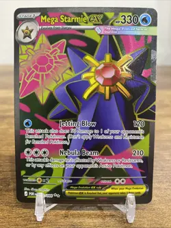 Mega Starmie ex 102/088 Me03: Perfect Order Holo (Pack Fresh) Pokemon TCG - Image 1