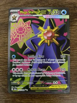 Mega Starmie ex 102/088 Me03: Perfect Order Holo (Pack Fresh) Pokemon TCG - Image 2