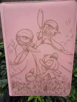 pokemon Laser Engraved 9 Pocket Gardevoir TOP LOADER BINDER - Image 2