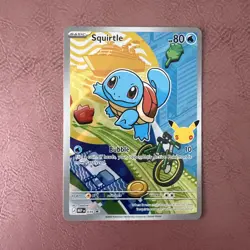 Pokemon TCG Squirtle 039 First Partners Series 1 Black Star Promo NM/M - Image 1
