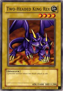 Two-Headed King Rex TP2-025 - Common - Lightly Played Unlimited YuGiOh! TCG - Image 1