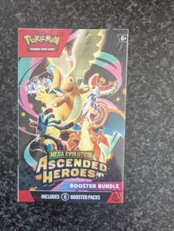 Pokemon TCG: Mega Evolution Ascended Heroes - Booster Bundle New and Sealed - Image 1
