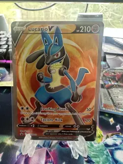 Lucario V SWSH213 SWSH: Sword & Shield Promo Cards Holo - Image 1