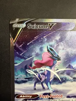 Pokemon TCG Suicune v Crown Zenith: Galarian Gallery Ultra Rare Card GG38/GG70 - Image 3