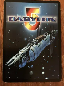 INFILTRATE AND EXPLOIT DELUXE EDITION 1998 BABYLON 5 CCG COLLECTORS CARD - Image 2
