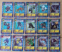 RARE 1999 Digimon Card Lot - ALL 1ST EDITION - 15 Holo Foil NM Bandai Vintage - Image 1