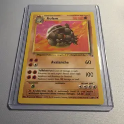 Pokemon Golem 80 HP Uncommon 36/62 Fossil 1999 Wizards English TCG Card - Image 1