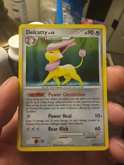 Delcatty LV.53 Platinum Holo Rare Pokemon TCG Card 4/127 - Image 1