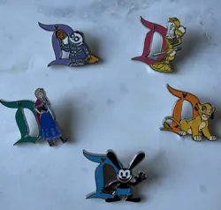 2025 Wave A Hidden Mickey D Pin Set - Image 1
