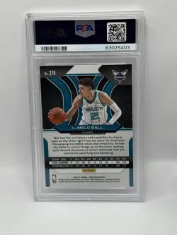 2020-21 Panini Prizm LaMelo Ball #278 Rookie PSA 10 Charlotte Hornets NBA - Image 2