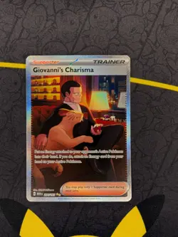 Giovanni's Charisma Holo 204/165 - SV: Scarlet & Violet 151 MEW NM - Image 1