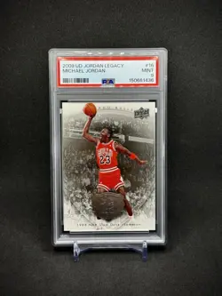 Michael Jordan 2009 Upper Deck Legacy #16 PSA 9 Mint Chicago Bulls - Image 1