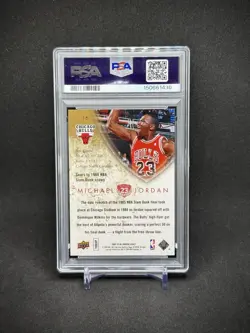 Michael Jordan 2009 Upper Deck Legacy #16 PSA 9 Mint Chicago Bulls - Image 3