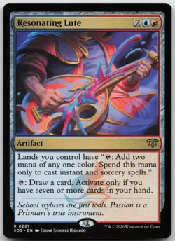 Resonating Lute Secrets of Strixhaven 221 NM R - Image 1