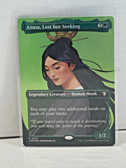 Azusa, Lost but Seeking (Borderless) 679 Commander Masters Foil NM - Image 1