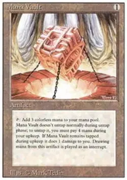 Mana Vault - Revised Edition # MTG Magic The Gathering NM/EX - Image 1
