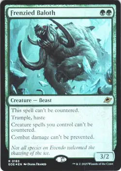 Frenzied Baloth - Edge of Eternities (183) - NM Foil - Image 2