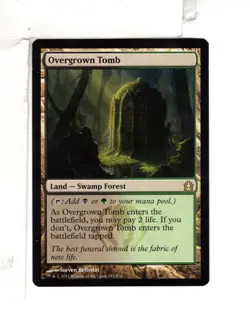 MTG SkeenAB Overgrown Tomb from Return to Ravnica. LP. - Image 1