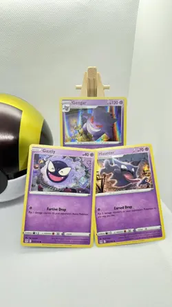 Gastly 064/196 Haunter 065/196 Gengar Holo 066/196 Lost Origin Pokemon TCG NM - Image 1