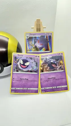 Gastly 064/196 Haunter 065/196 Gengar Holo 066/196 Lost Origin Pokemon TCG NM - Image 2