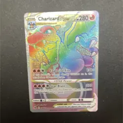 Pokemon Charizard VSTAR Rainbow Secret Rare 174/172 Brilliant Stars Holo 280 HP - Image 1