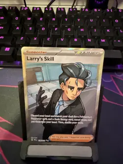 Larry's Skill 139/131 Ultra Rare SV: Prismatic Evolutions Pokemon Card - Image 1