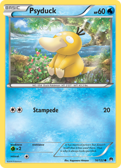 Psyduck 16/122 BREAKpoint Common Pokemon NM 2016 - Image 2