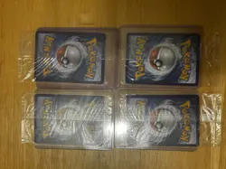 SEALED 4 x Pokemon Eevee VMAX SWSH087 Shining Fates Holo Black Star Promo NM - Image 2