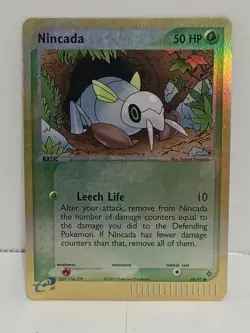 Pokemon 68/97 Nincada EX Dragon Reverse Holo Rare - Image 1