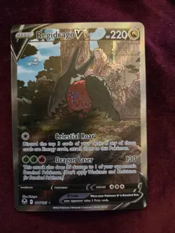 Pokemon TCG Regidrago V 184/195 Silver Tempest Alt Art Holo Ultra Rare NM - Image 1